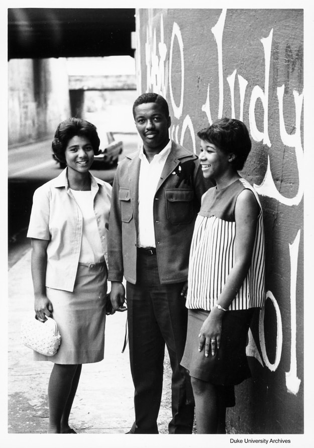 Wilhelmina Reuben-Cooke, Nathaniel White, Jr., and Mary Mitchell Harris -- 3 of the first 5 Black students at a desegregated Duke