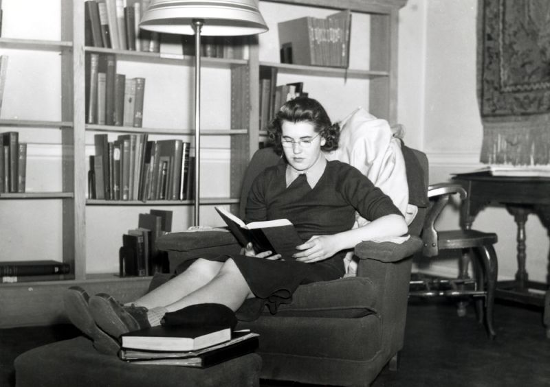one of the Booklover's Rooms that Griggs established at Duke, circa 1930