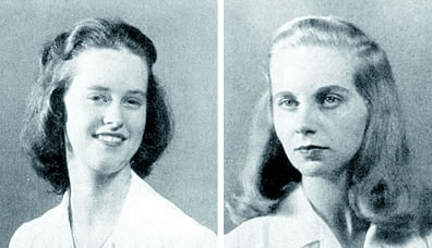 Marie Foote Reel and Muriel Theodorsen Williams, the first women to graduate from the College of Engineering